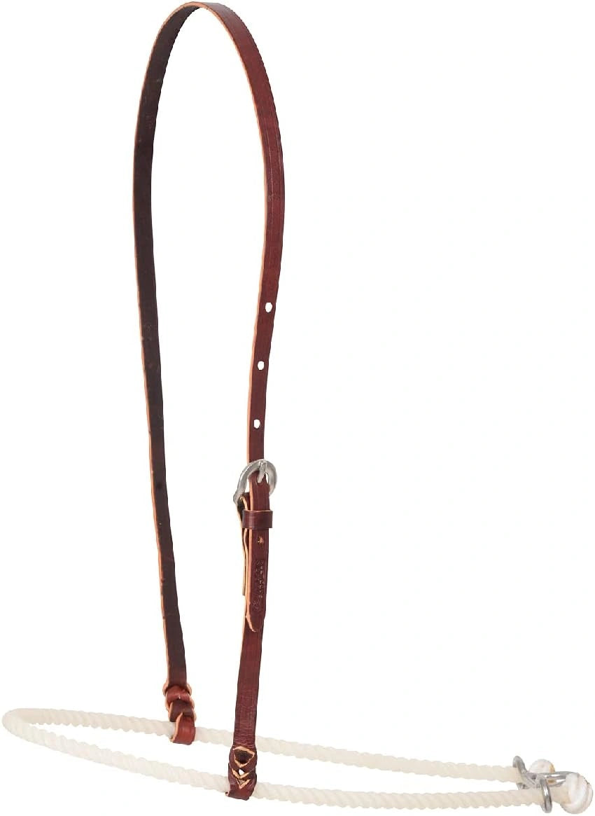 Martin Saddlery 1/2" Tiedown Rope Noseband - Stainless Steel Hardware - Enhanced Horse Control
