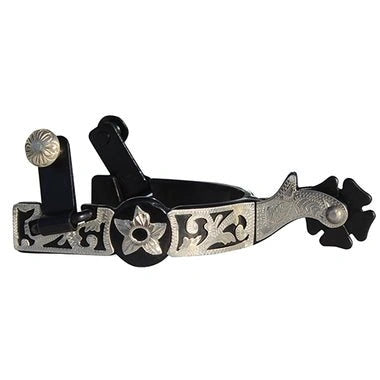Professionals Choice Brittany Silver Floral Spur - Hooves and Paws