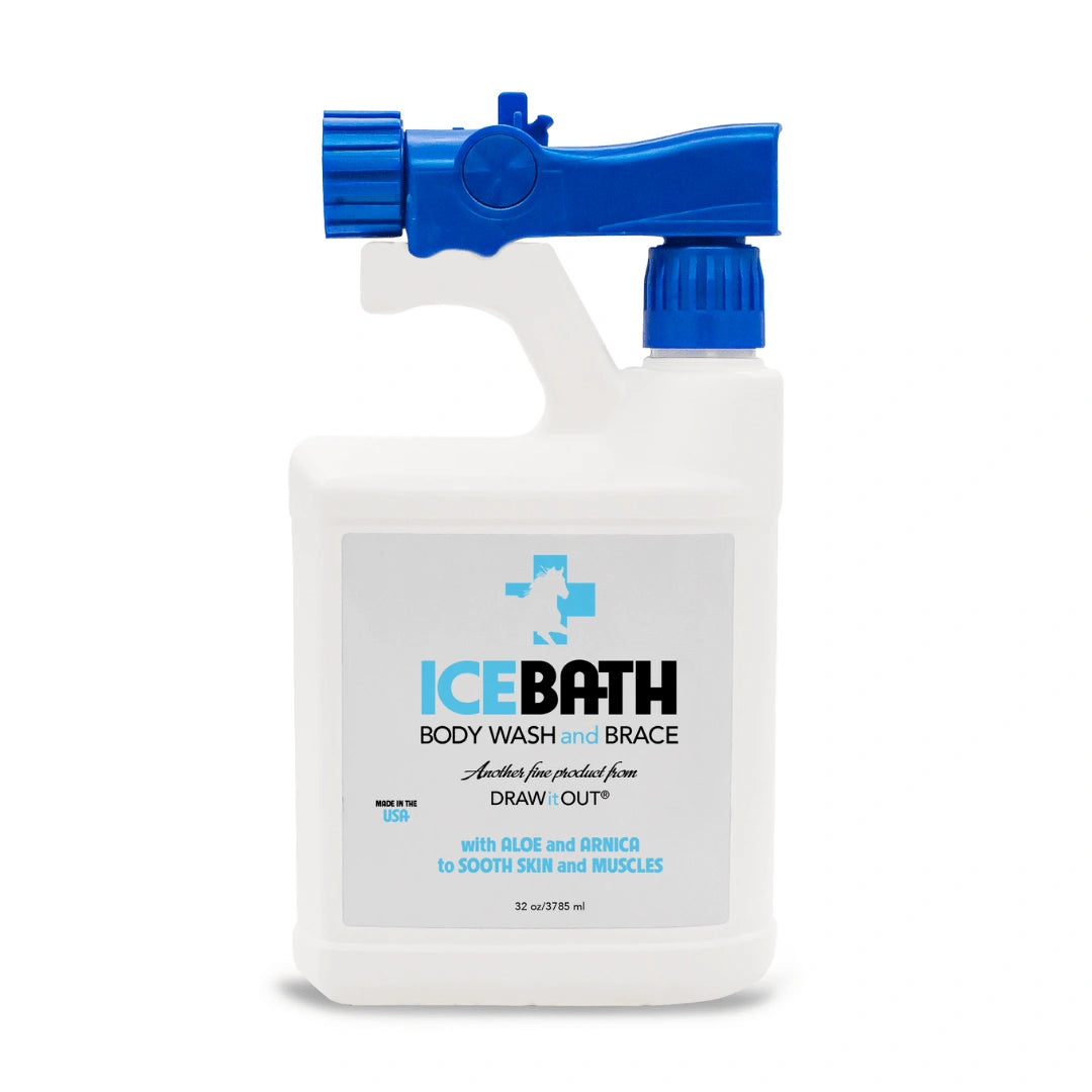 IceBath Cooling Body Wash & Brace - 32oz Ready to Use Spray by Draw It Out