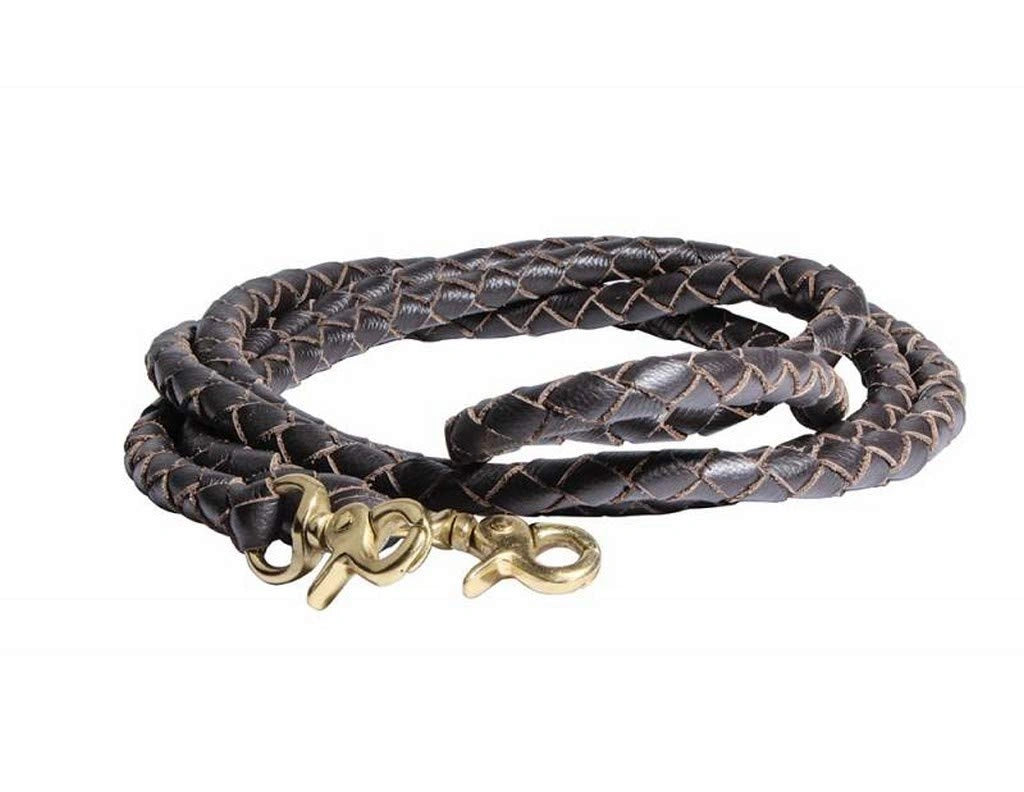 Professional's Choice Braided Roping Reins - Durable Non-Slip Polypropylene Equestrian Horse Riding Reins