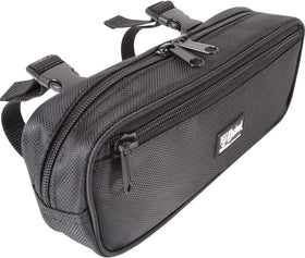 Cashel Small Pommel Bag Black - Horse Saddle Storage Pouch with Phone Pocket - 9" x 4" x 2"