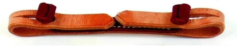 Al Dunning Double Knot Bit Hobble Premium Leather Horse Training - s, captured in detailed product shot