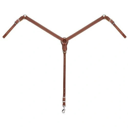Weaver Leather Slim Ring - in - Center Breast Collar, Pony 40 - 0898 - Hooves and Paws
