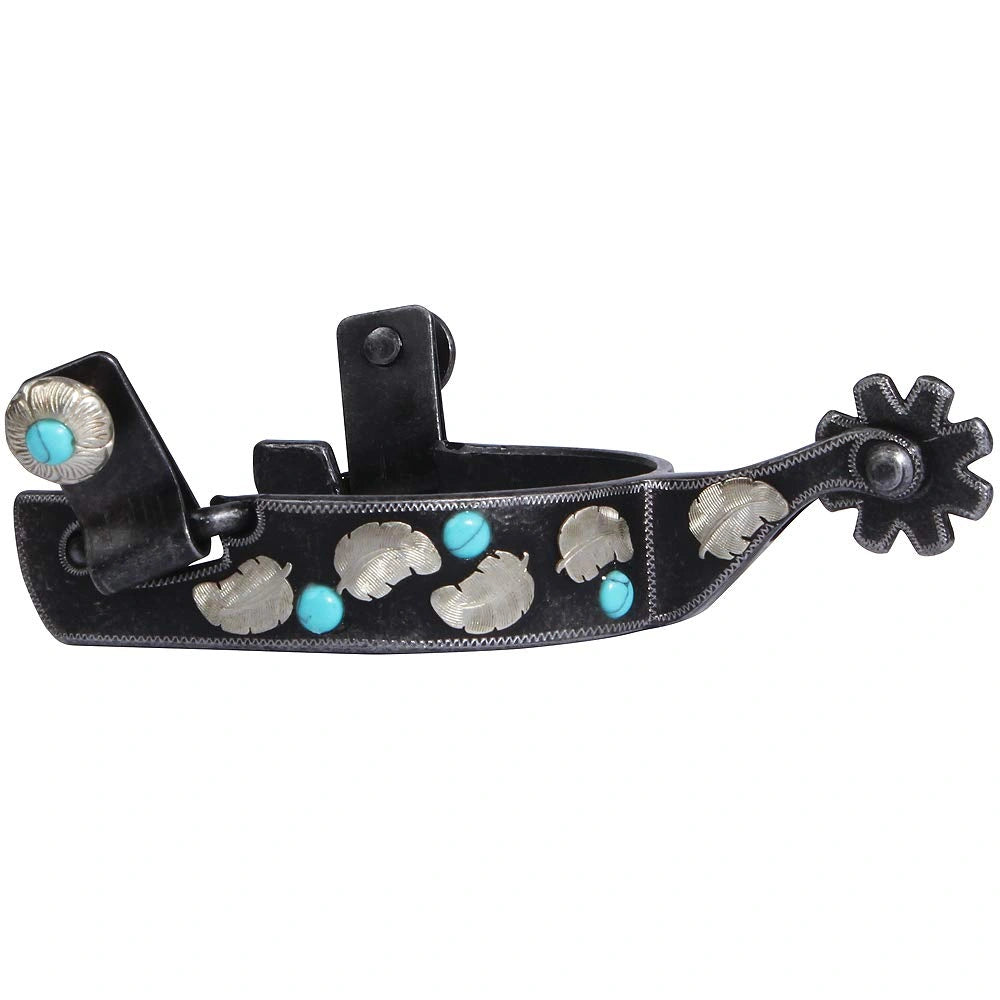 Professional's Choice Turquoise Feather SPUR