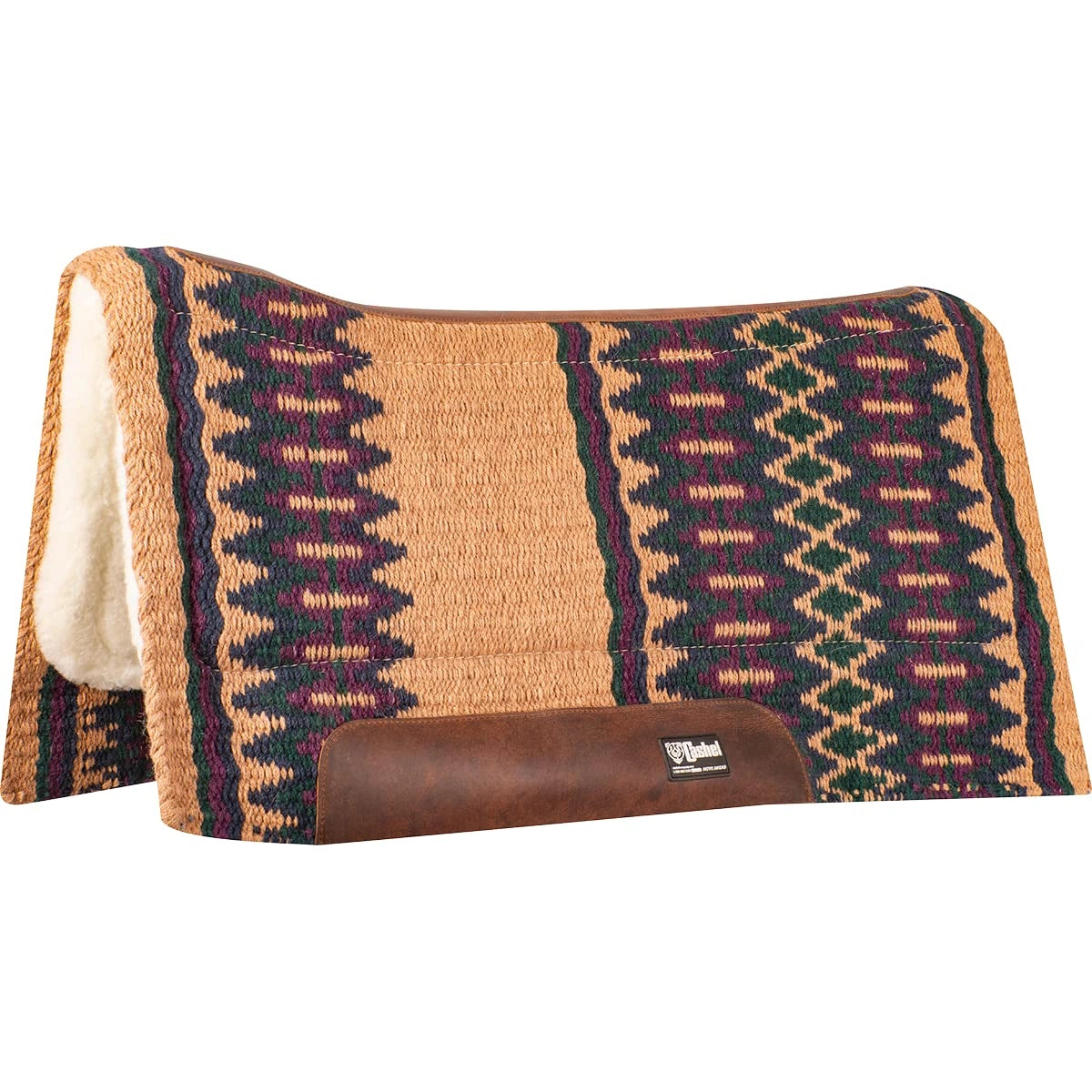 Cashel Western Performance Blanket Top Saddle Pad - 3/4" Felt Wool & Merino Fleece - 34" x 38"