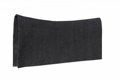 Professionals Choice Contoured Saddle Pad Liner - 1/4" Needle Punch Felt 80% Wool Blend