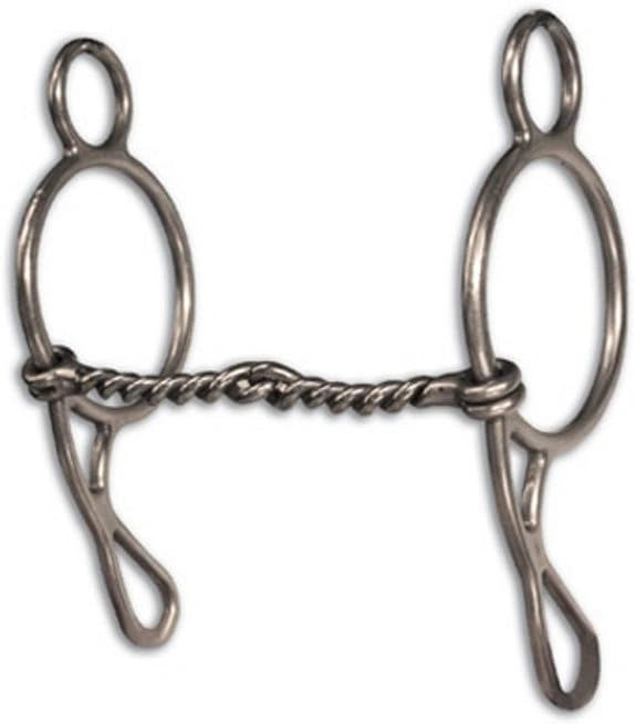 Professional's Choice Equisential Twisted Wire Horse Bit - Titanium Aluminum Nitride
