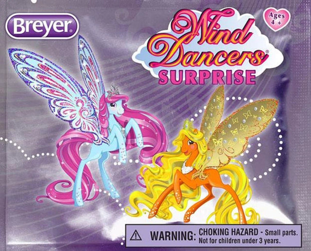 Breyer Wind Dancers Surprise Blind Bags #100135 - 2.25"L x 1.65"W Collectible Mini Horse Figure with Wings