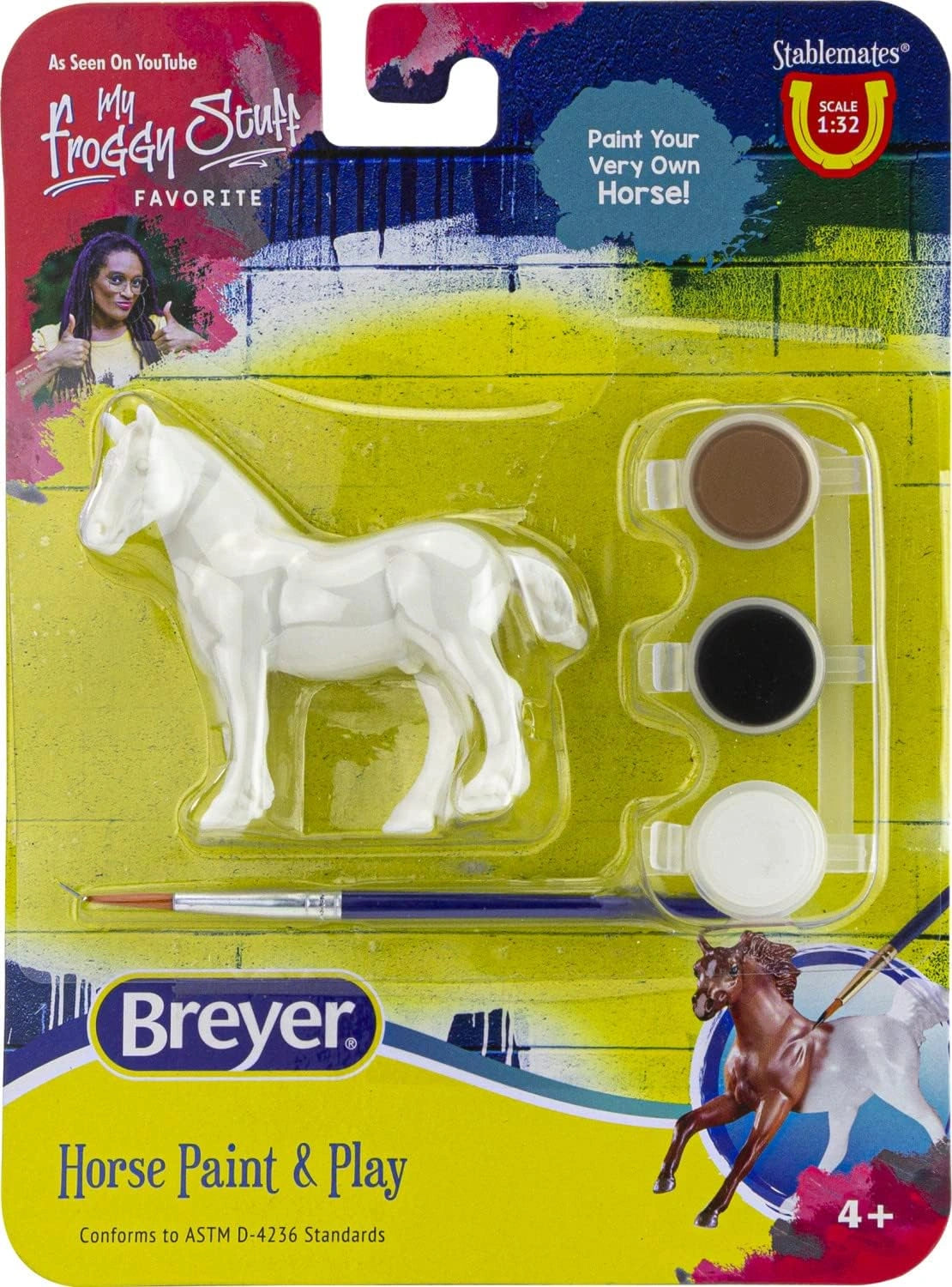 Breyer Horses Stablemates Horse Paint & Play Assorted Random 4232 - Hooves and Paws