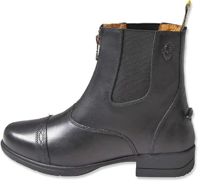 Shires Rosetta Paddock Boots - Full-Grain Leather Riding Boots with UltraFit Ankle Support & YKK Zip