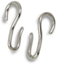 Shires Curb Hooks (Pairs) - Steel - One Size 946 (Sell out) - Hooves and Paws
