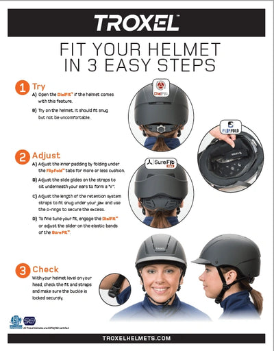 Troxel Low Profile Western Safety Riding Helmet Cheyenne - Brown - Hooves and Paws