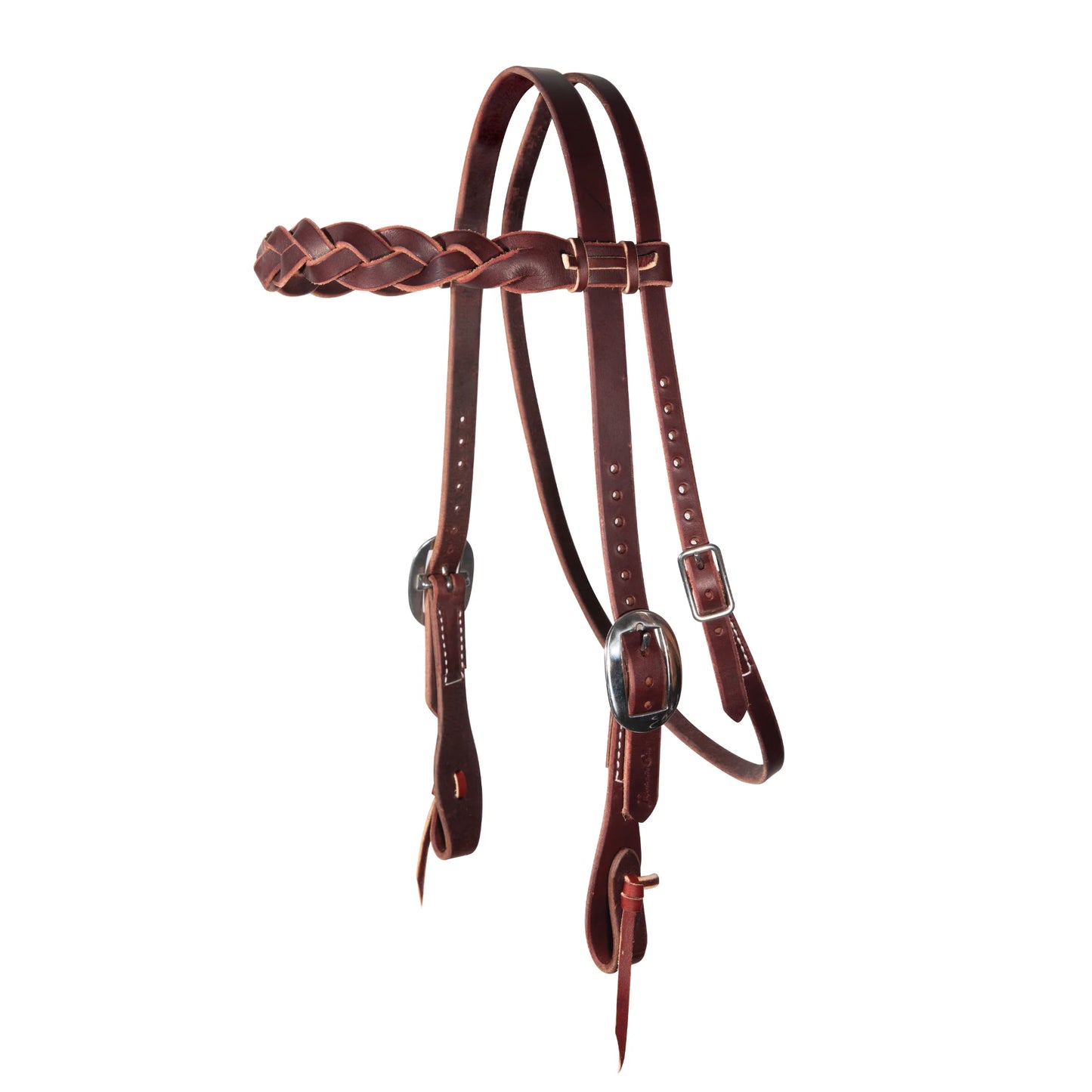 Professional's Choice Infinity Braid Browband Headstall - 3/4" Width Western Leather Bridle