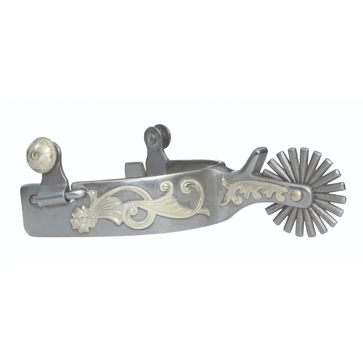 Professional's Choice Silver Spur Rowel - Engraved Western Replacement Rowels