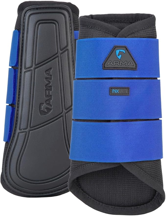 Shires ARMA Air Motion Brushing Boots - Breathable 3D Mesh Shock Absorbent Horse Leg Protection