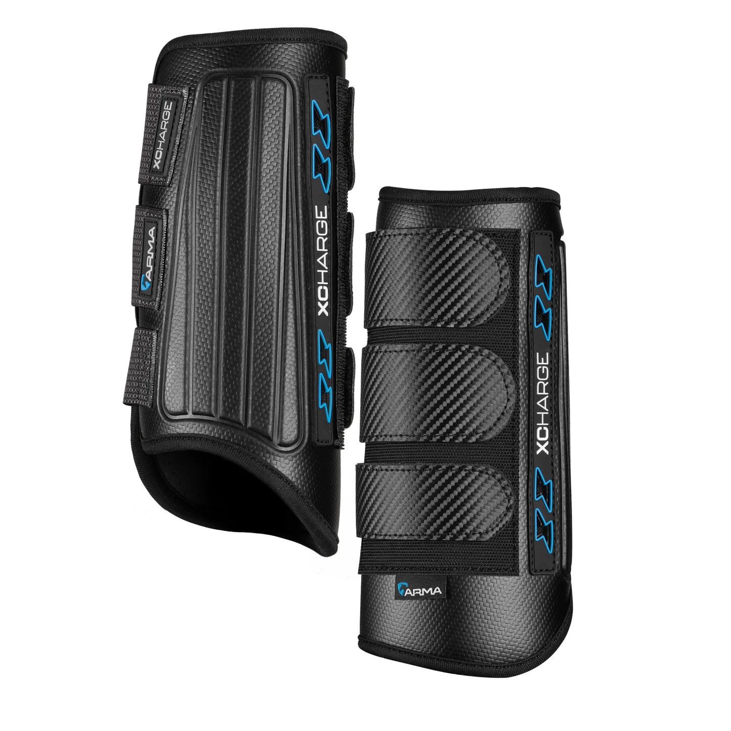 Shires Arma Carbon XC Front Cross Country Boots - Black - High Impact Protection 11200BLKFULL