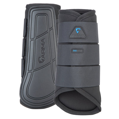 Shires Arma Contour Pro Brushing Boots - Durable Impact Protection for Horses - Multiple Sizes