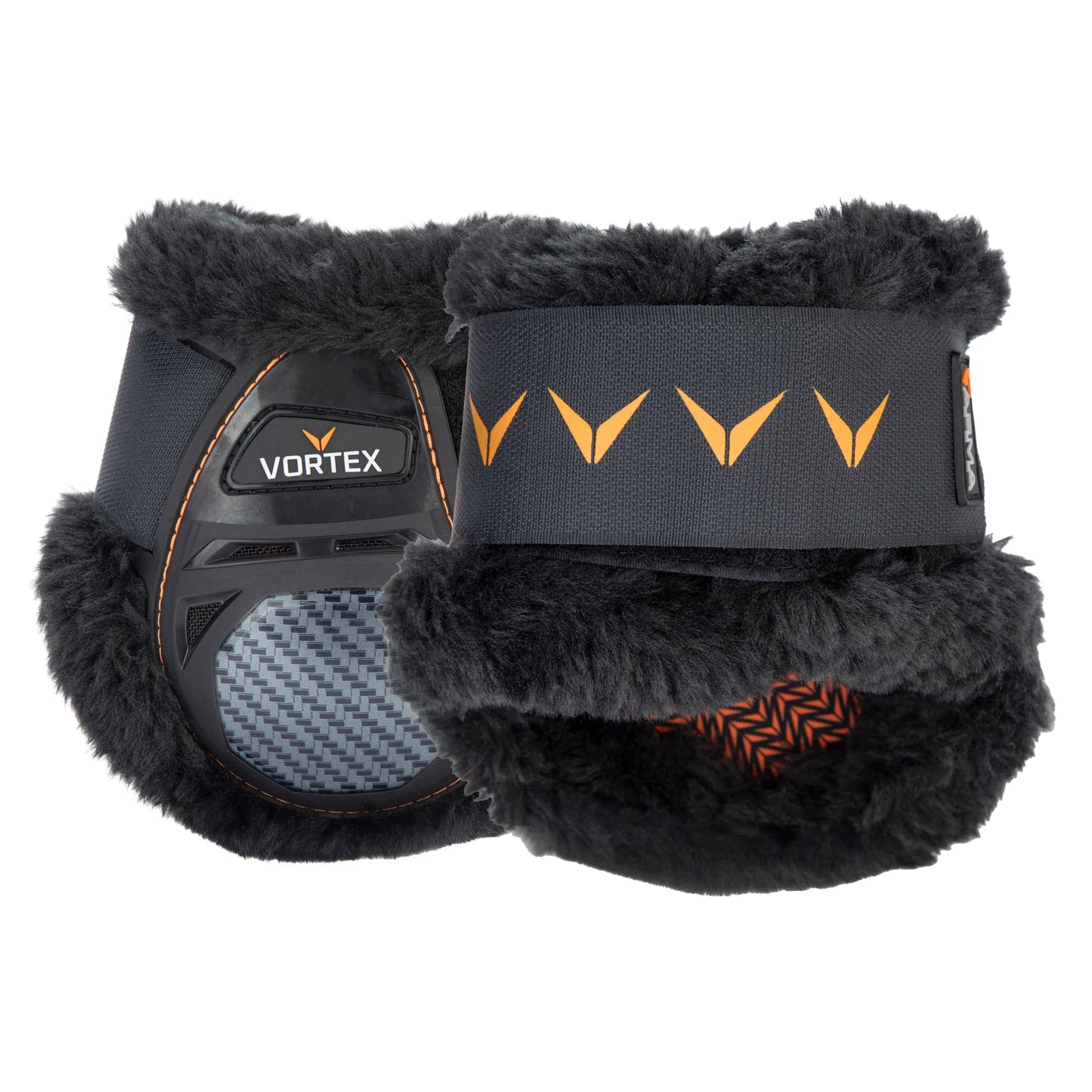 Shires ARMA Vortex SupaFleece Fetlock Boots - Black Comfort Lining Impact Protection Horse Boots