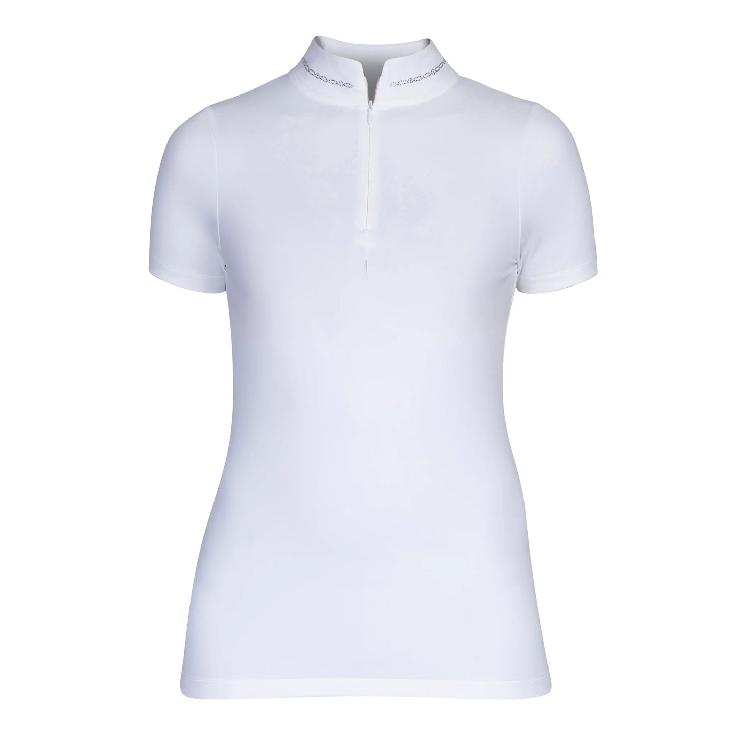 Shires Aubrion Optima LX Equestrian Show Shirt - White - Multiple Sizes