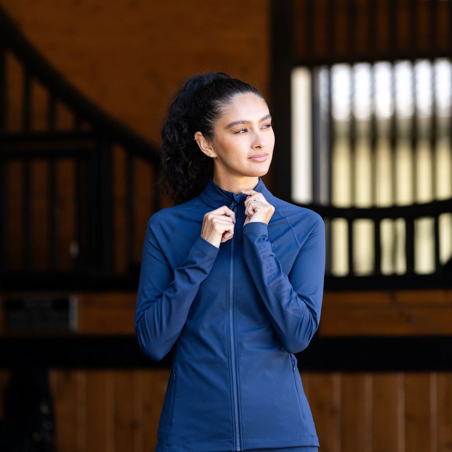 Shires Aubrion React Mid Layer - Breathable Performance Equestrian Riding Jacket