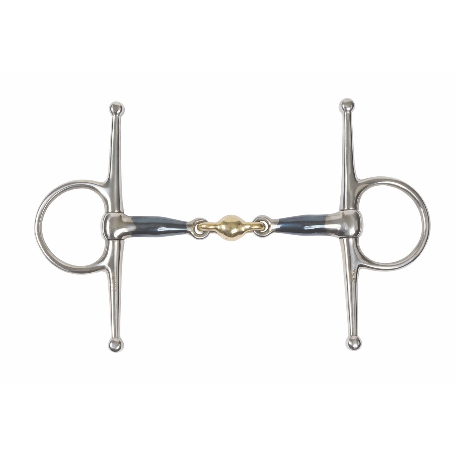Shires Blue Sweet Iron Full Cheek Horse Bit with Lozenge Mouthpiece - Multiple Sizes