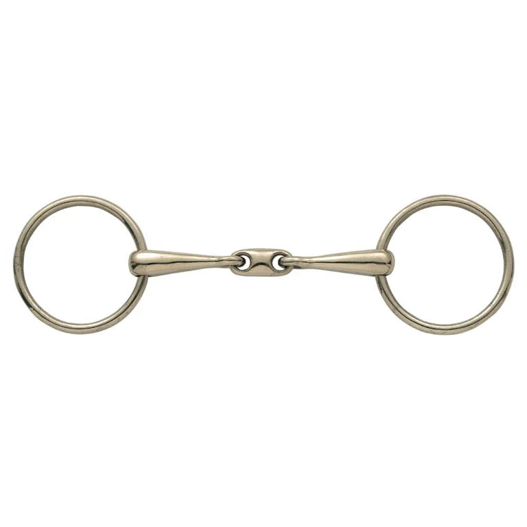 Shires Copper Alloy French Link Training Bit - 14mm Mouthpiece - Multiple Sizes 62035.5
