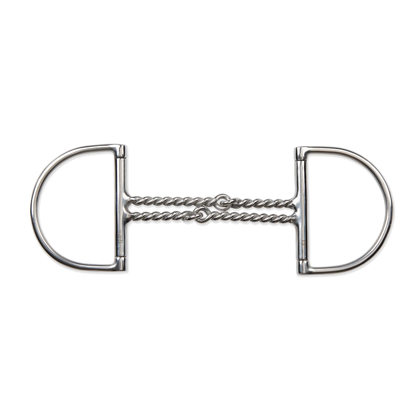 Shires Curved Hunter Dee Double Twisted Wire Stainless Steel Horse Bit - Multiple Sizes