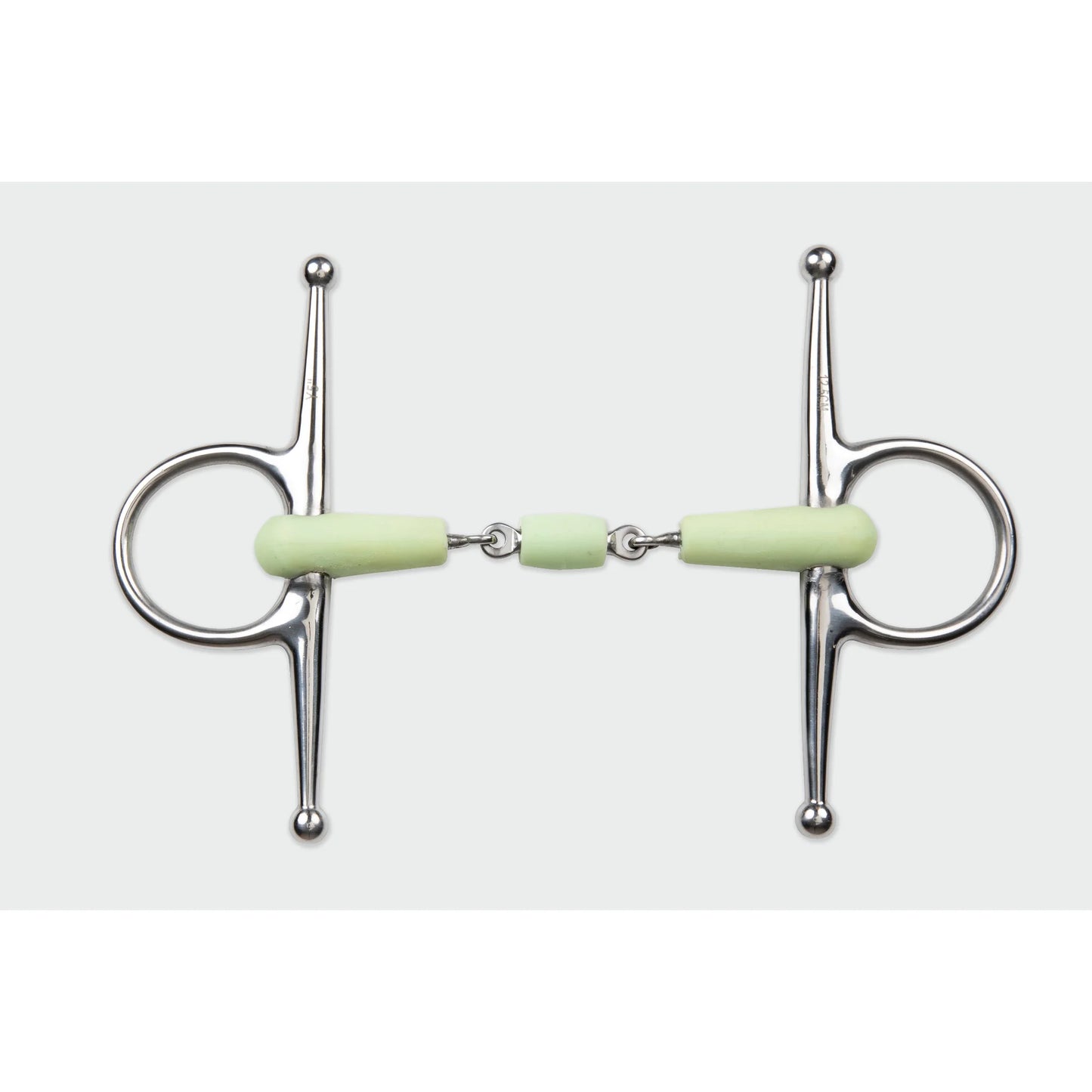 Shires Equikind Full Cheek Double Jointed Roller Bit - Stainless Steel - Multiple Sizes 800546