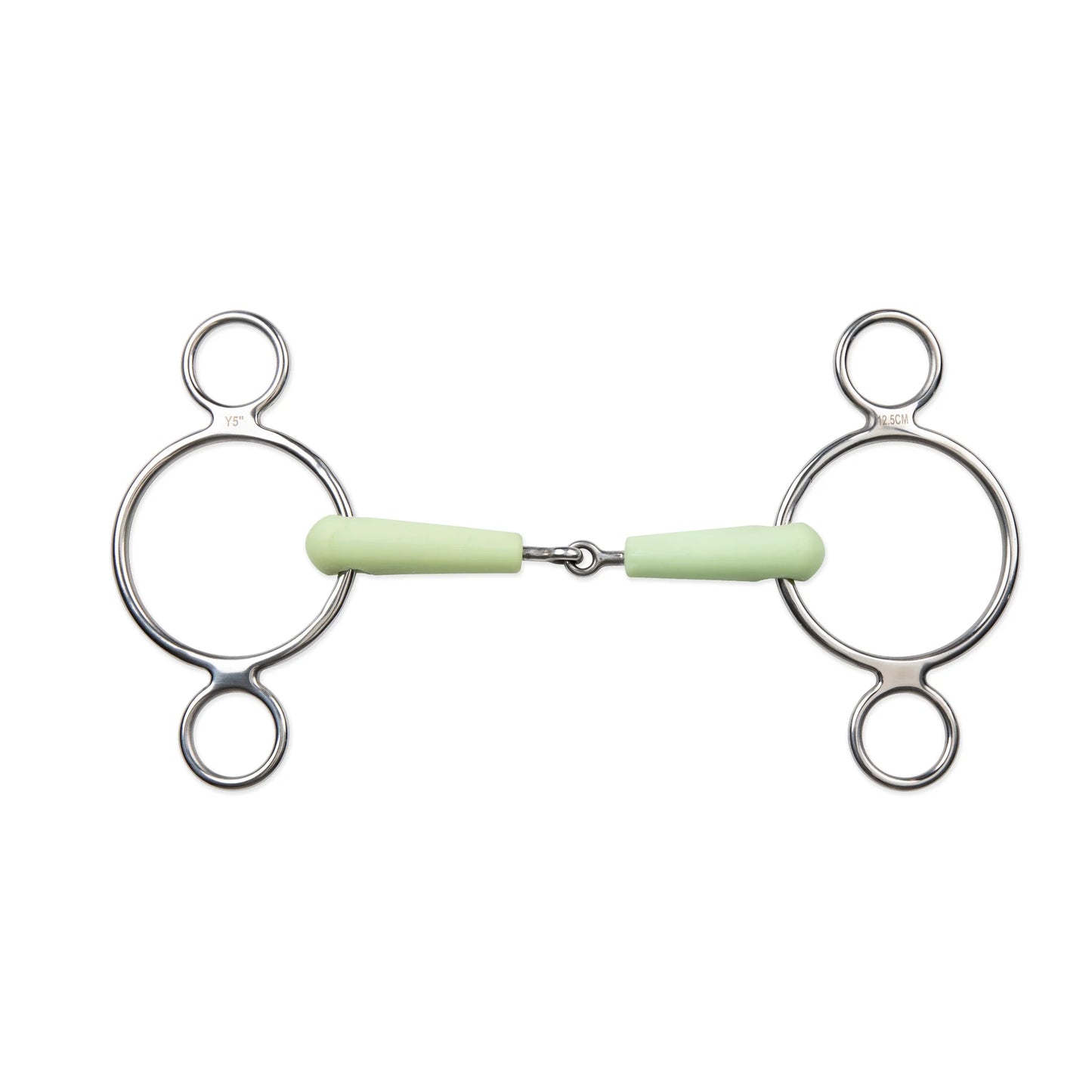Shires Equikind Two Ring Jointed Gag Bit - Stainless Steel - Multiple Sizes