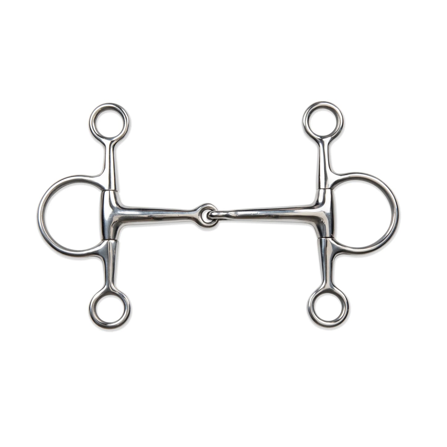 Shires Full Cheek Jointed Mouth Horse Bit - Stainless Steel - Multiple Sizes