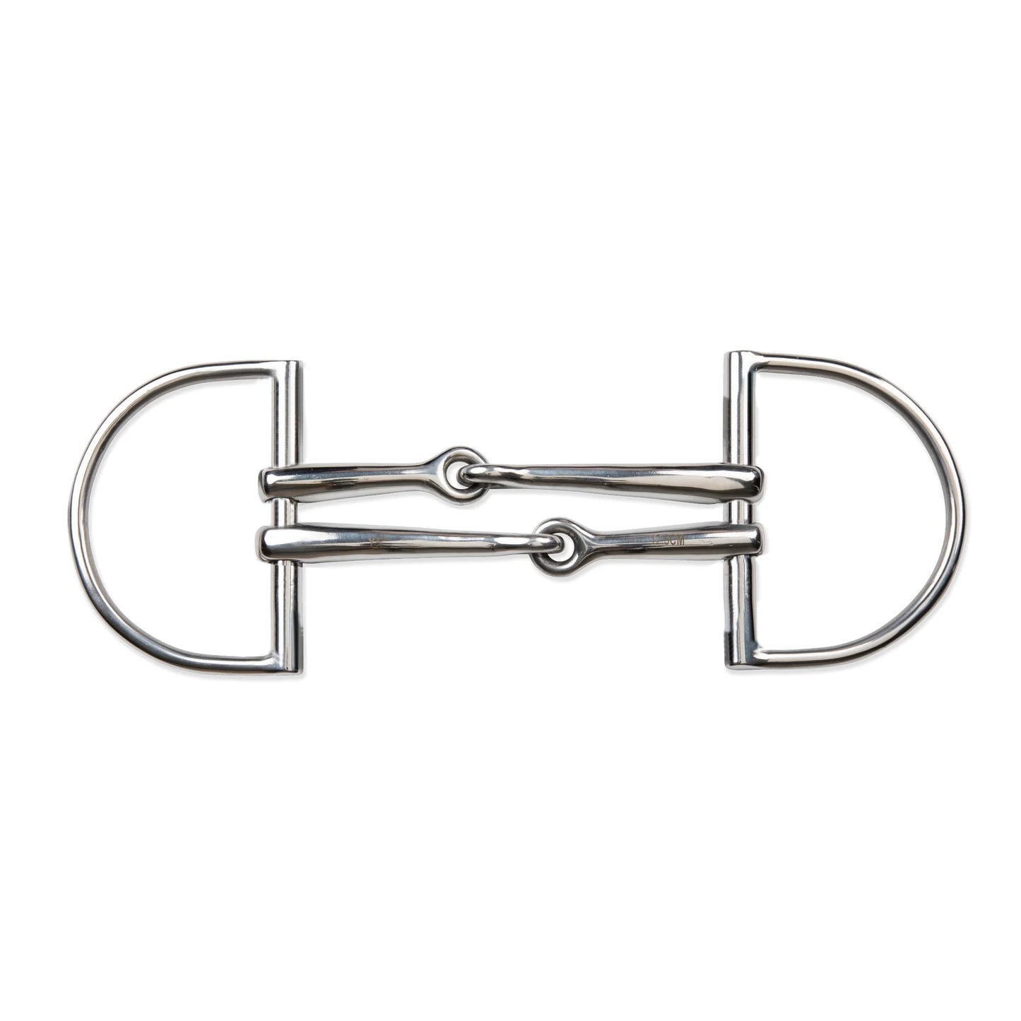 Shires Hunter Dee Offset Double Jointed Stainless Steel Horse Bit - Multiple Sizes