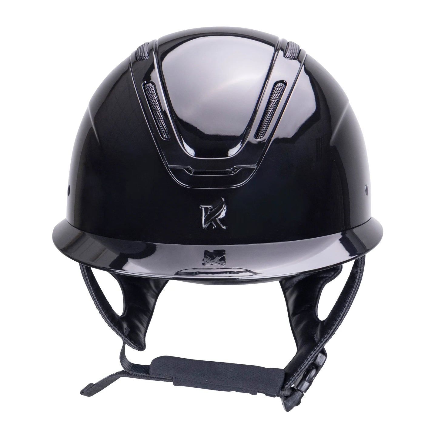 Shires Karben Amity LVSH Wide Peak Equestrian Riding Helmet - Black, Multiple Sizes