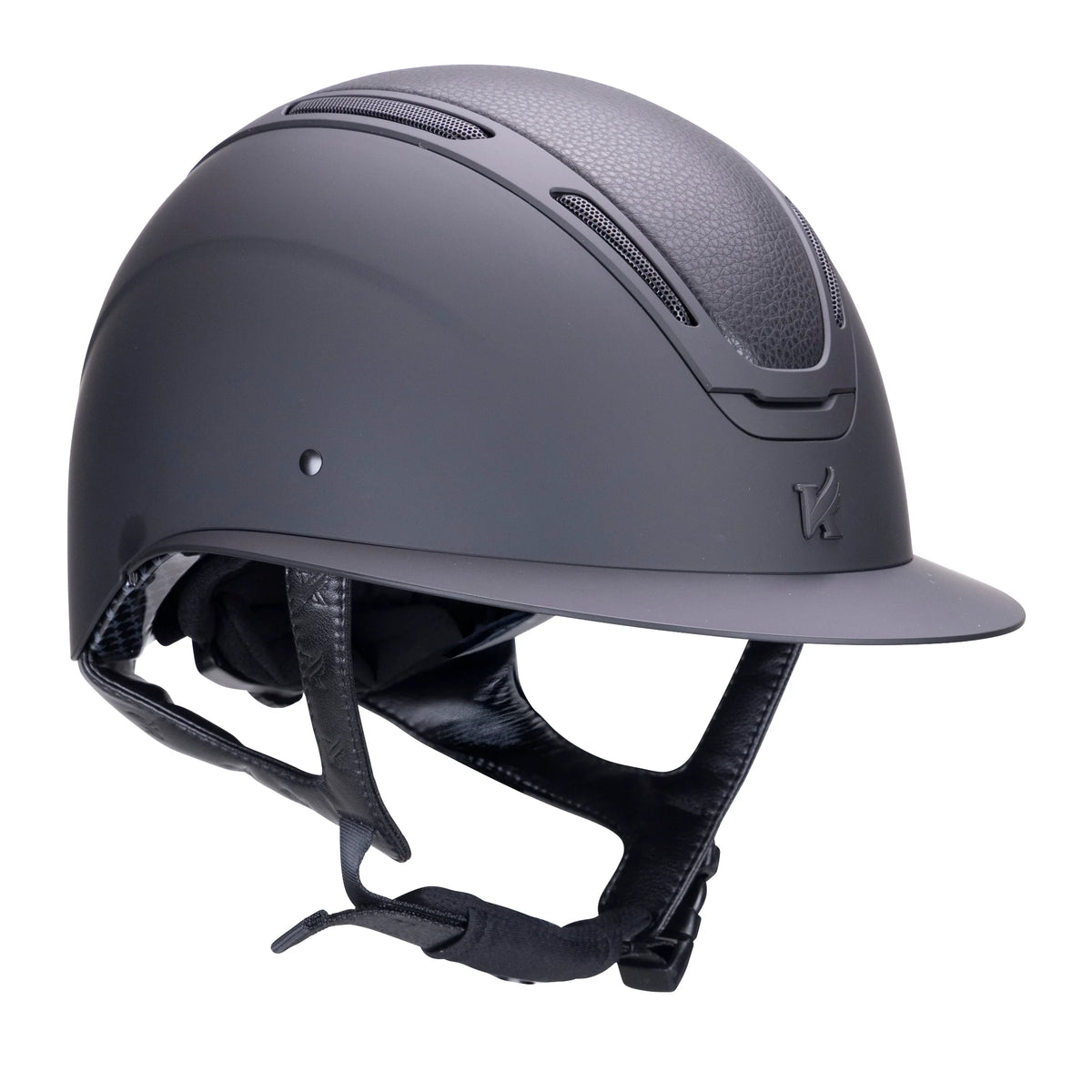 Shires Karben Sonic Alessa Riding Hat - Wide Brim Crystal Finish Equestrian Helmet 11270NVYL58-60