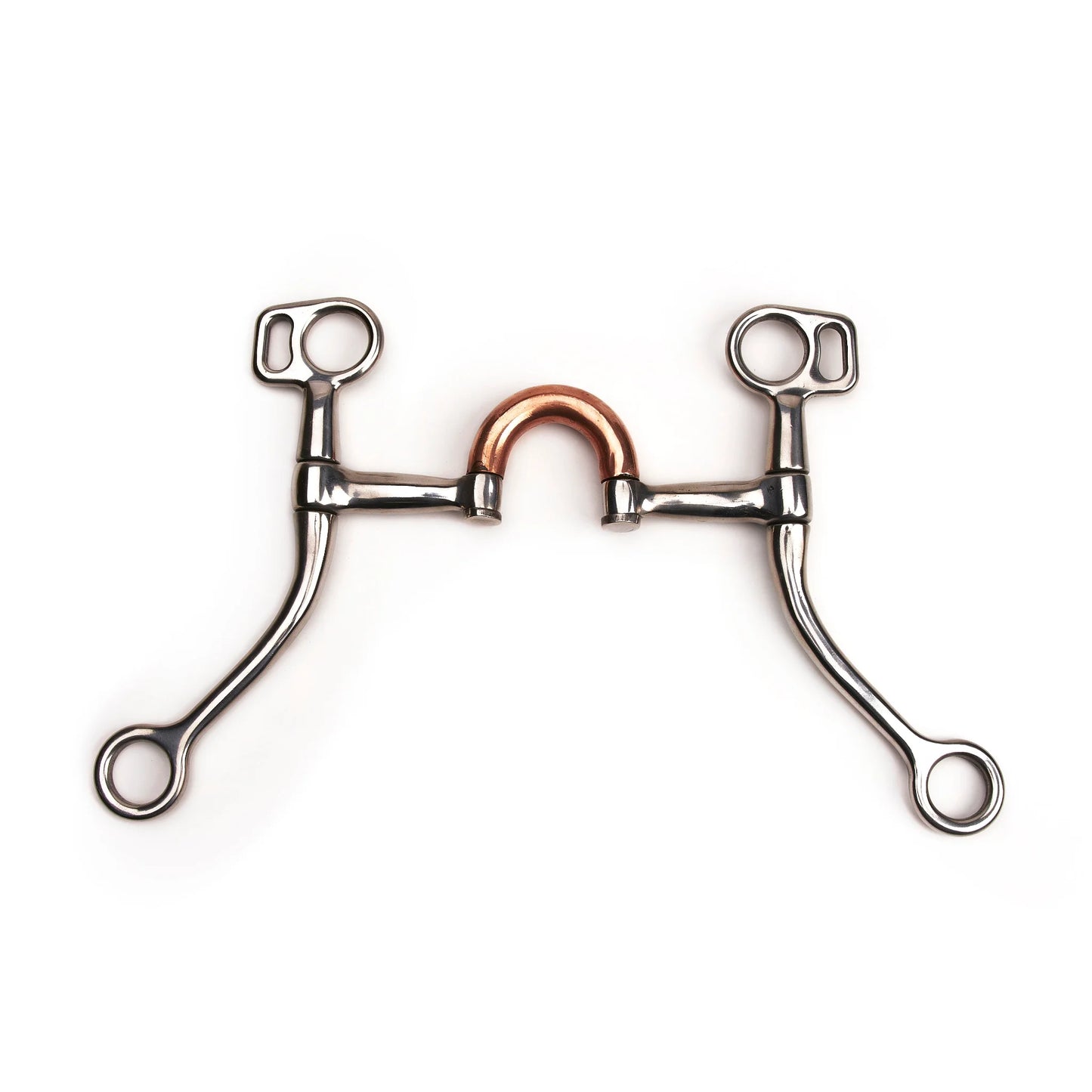 Shires Stainless Steel Correction Port Bit with Copper Port - Western Horse Bit