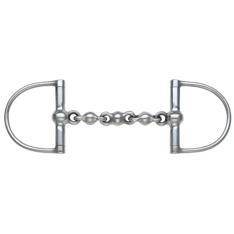Shires Waterford Dee Ring Snaffle Bit - Stainless Steel - Multiple Sizes
