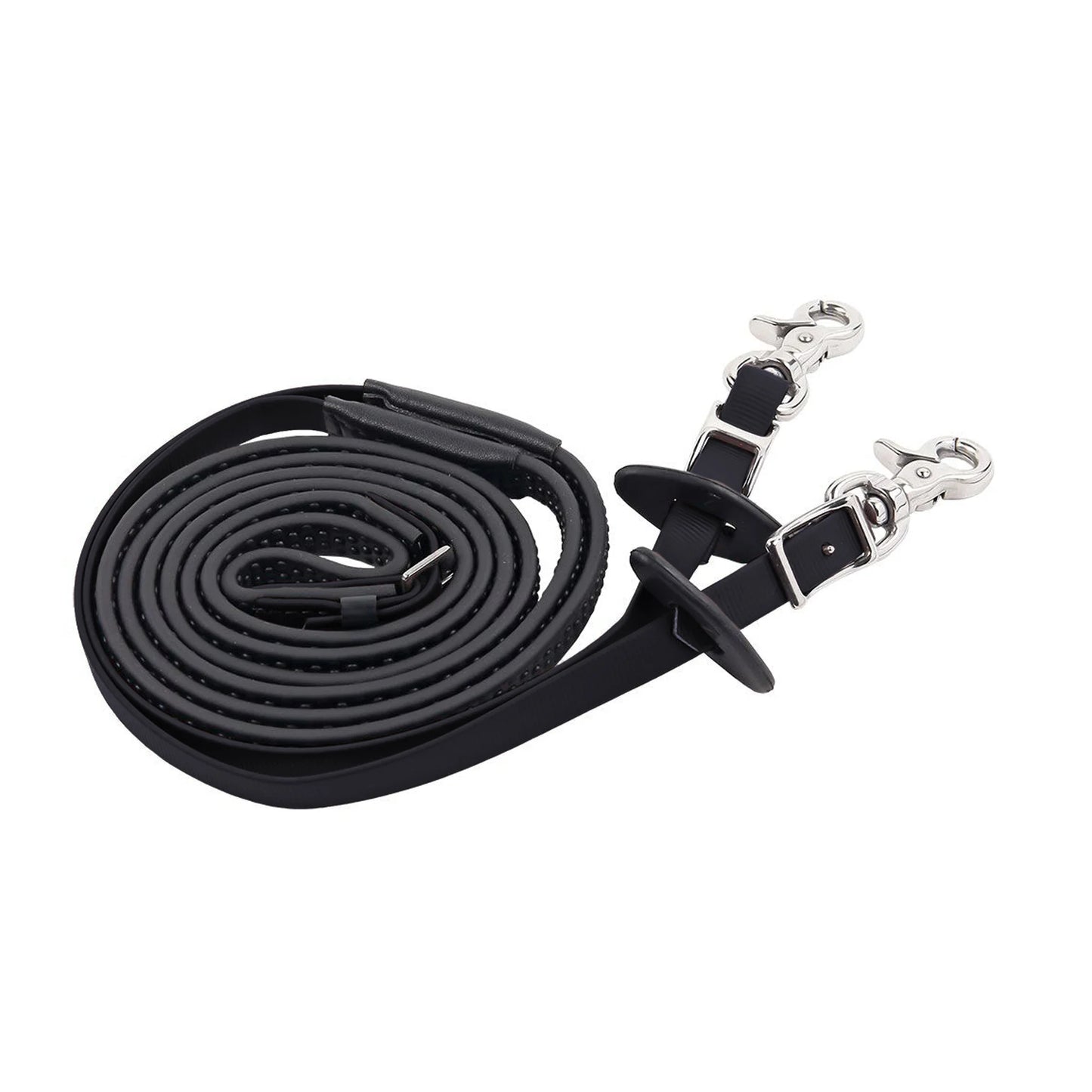 Toklat Endurance R-Grip Reins - Non-Slip Grip for Long Trail Rides - Black
