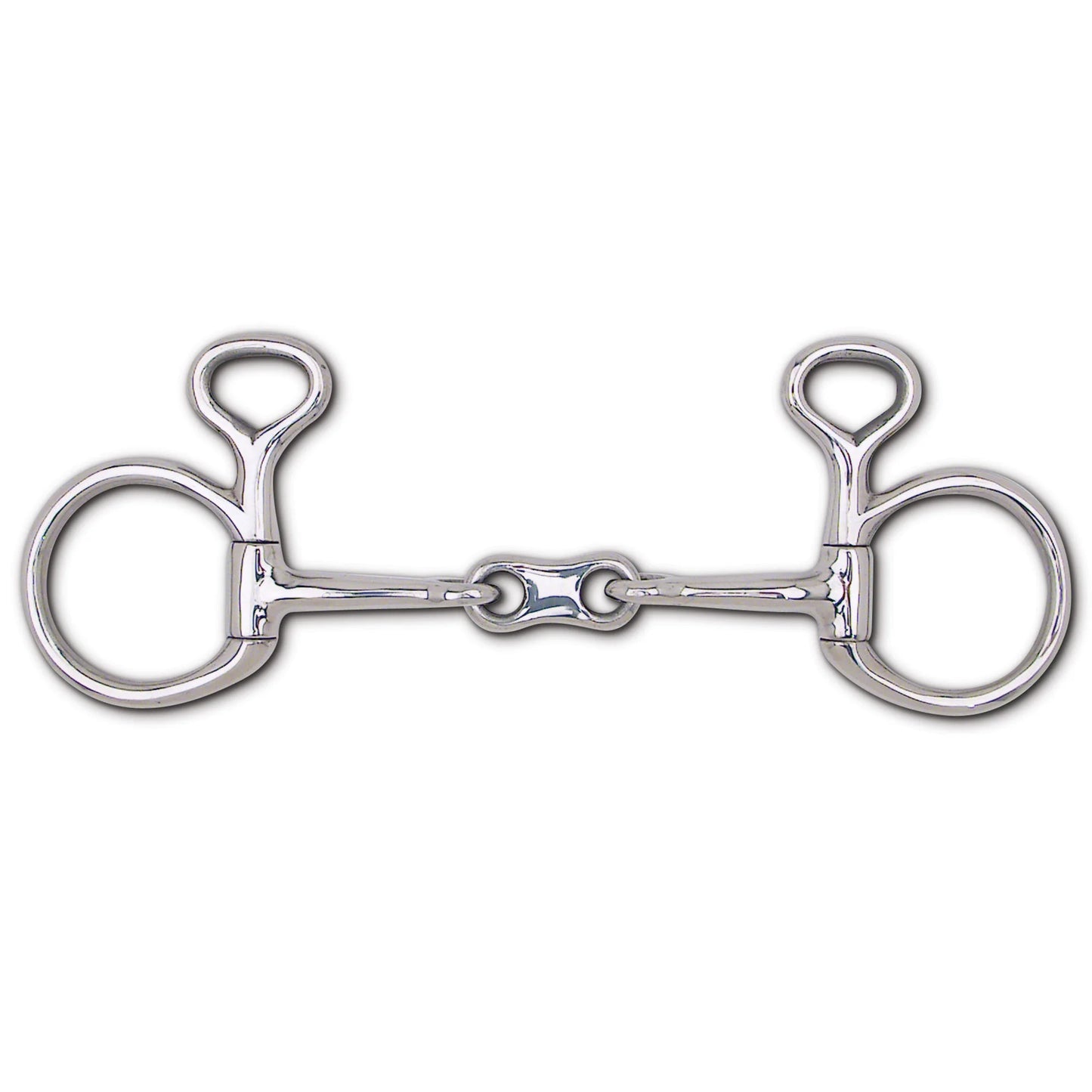 Toklat English Baucher French Link Snaffle Horse Bit - 10mm Mouthpiece - Multiple Sizes
