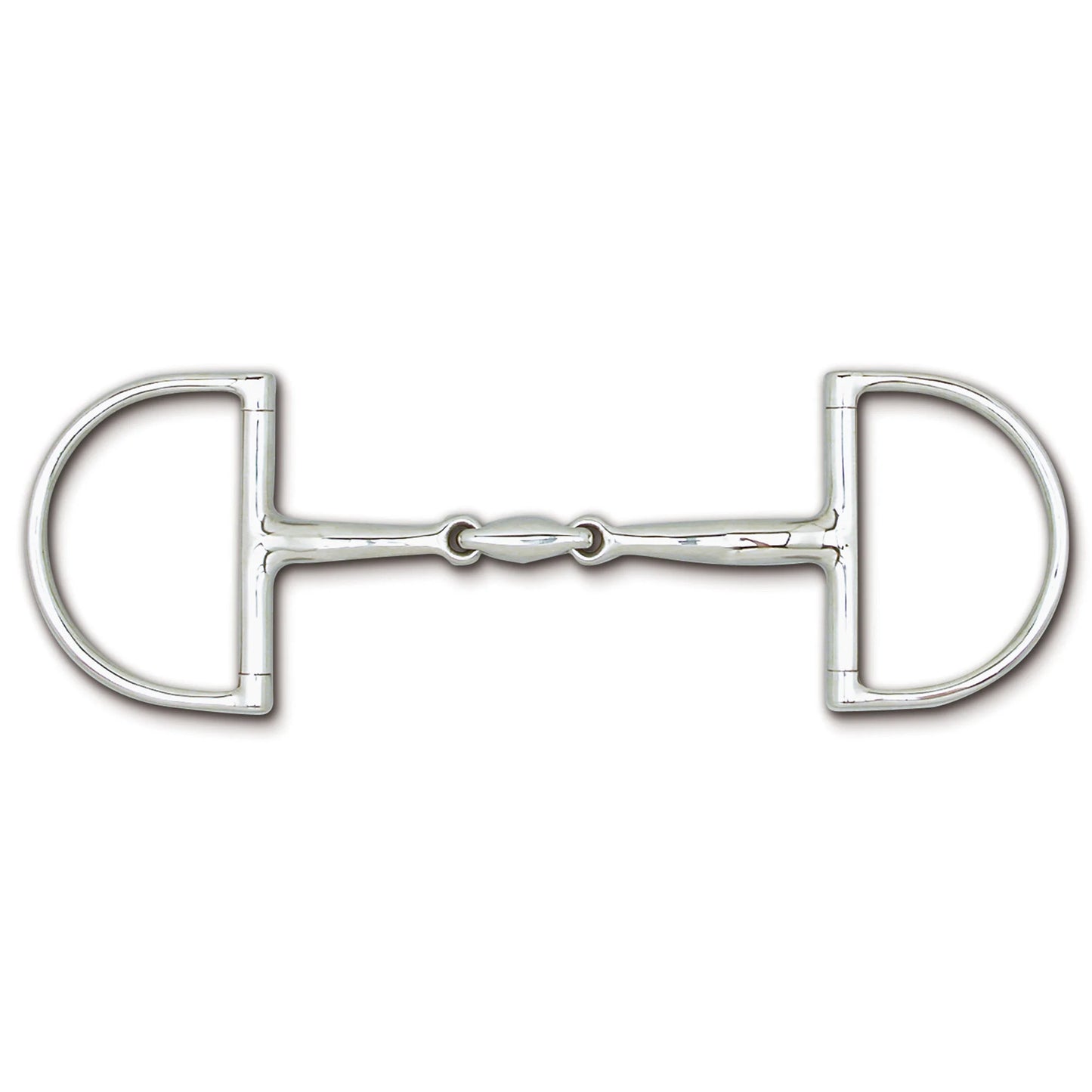 Toklat English Hunt Dee Bit with Lozenge Mouthpiece - 15mm Thickness, 3 3/4" Dee Ring