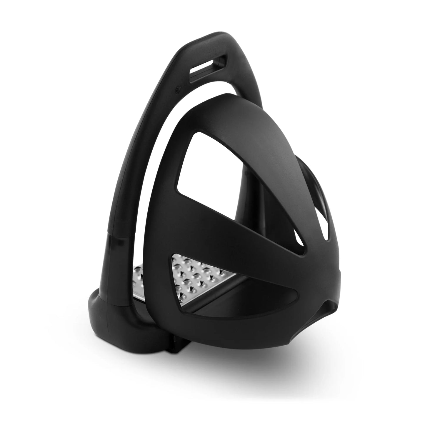 Toklat Perfect Flex End Stirrups - Black with Stainless Steel Pads for Knee and Ankle Relief