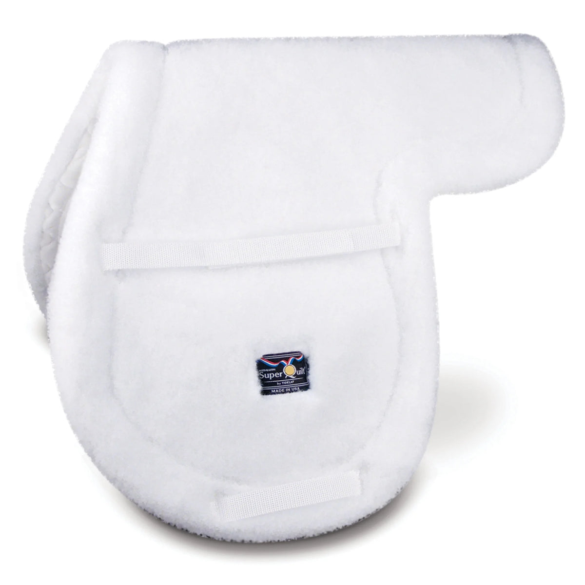 Toklat Superquilt White English Saddle Pad - Durable High-Performance Quilted Horse Pad