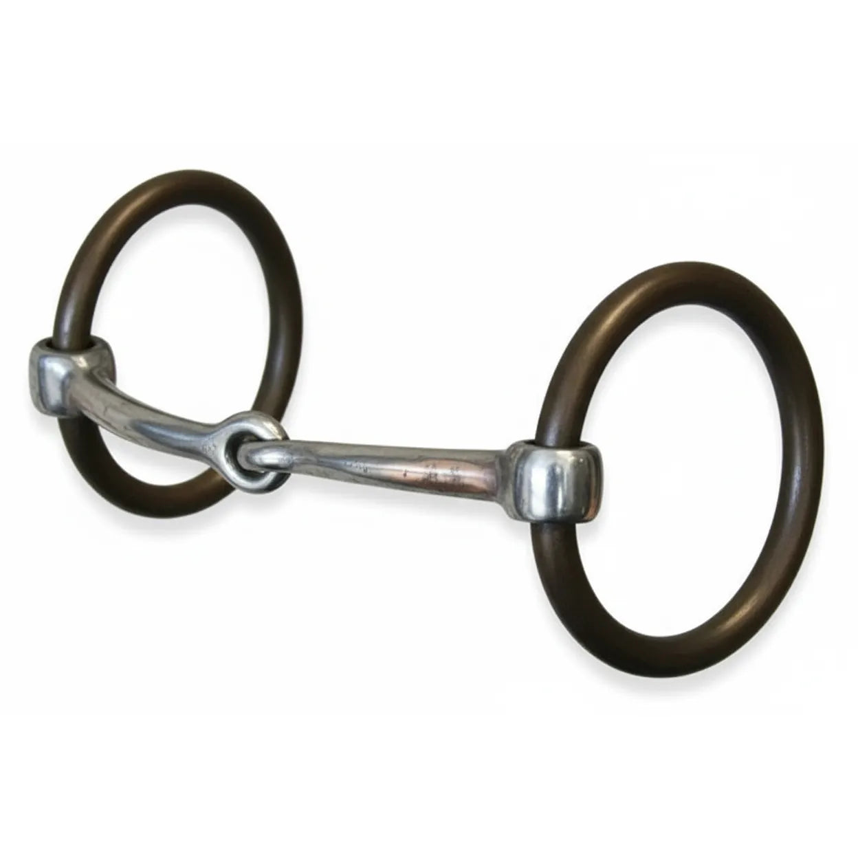 Professional's Choice Equine O-Ring Signature Snaffle Bit featuring a 5 1/4" jointed mouthpiece with a copper inlay and large 3" dark O-rings. This high-quality loose ring snaffle bit is designed for horse training and clear communication. The stainless steel mouthpiece with copper encourages salivation and a soft mouth, making it essential equestrian gear for both Western and English riders looking for premium horse tack.