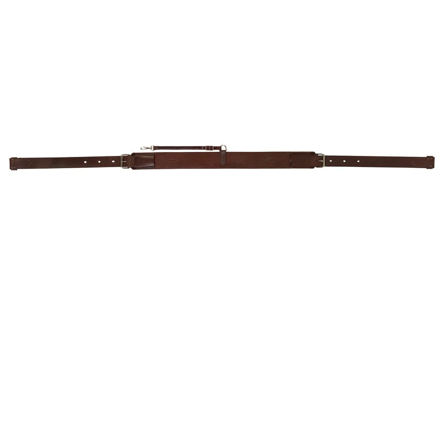 Weaver Leather 3-Ply Complete Back Cinch - Heavy Duty Leather Rear Girth with Connector Strap