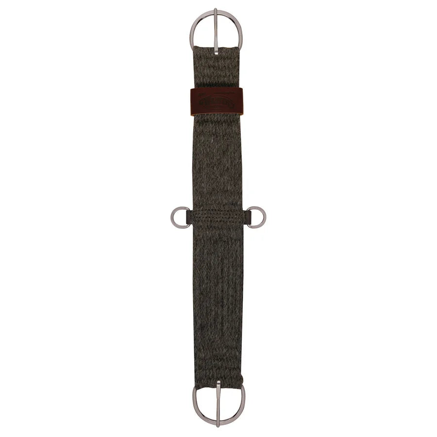 Weaver Leather Alpaca Straight Flat Western Cinch - Dark Gray - Multiple Sizes
