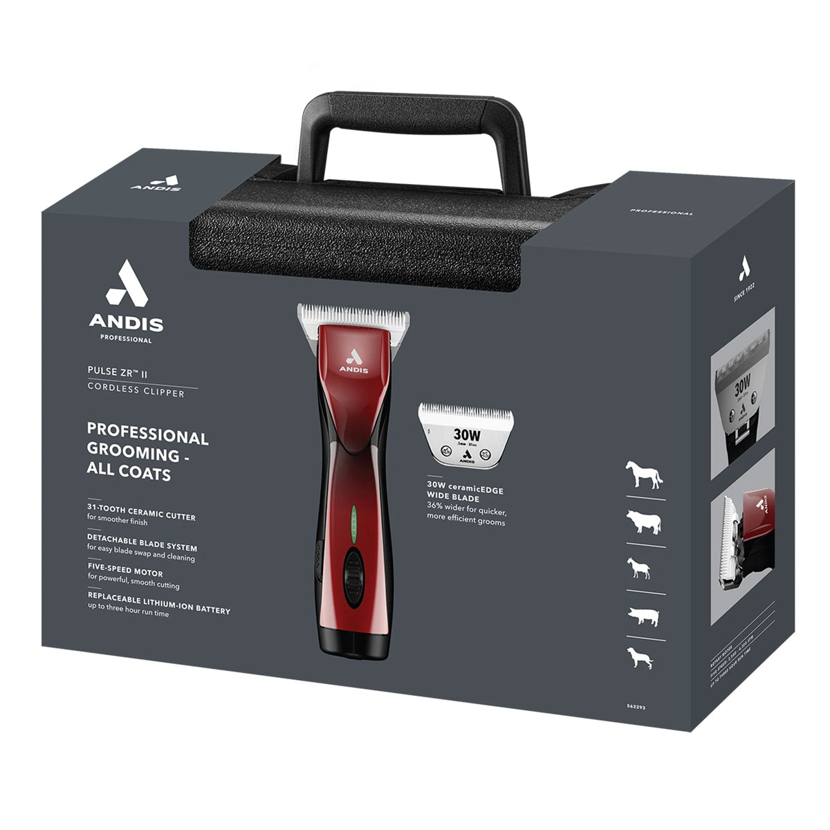Weaver Leather Andis® Pulse ZR™ II Wide Blade Cordless Clipper
