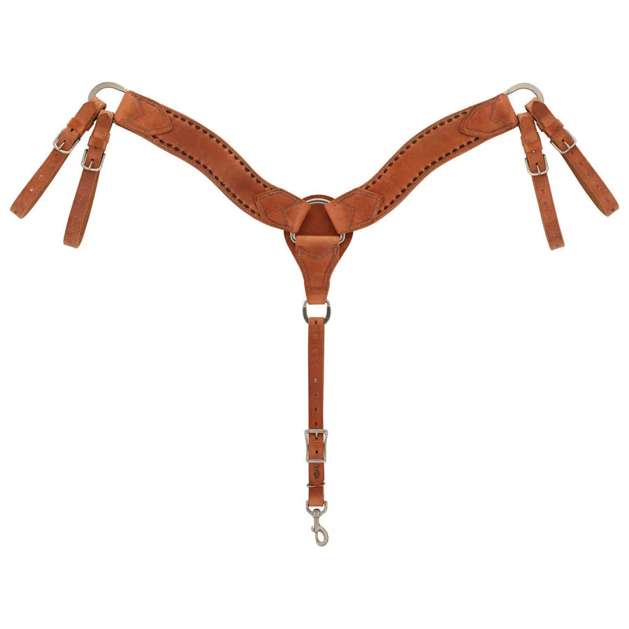 Weaver Leather Buckstitch Breast Collar - Premium Handcrafted Western Horse Tack