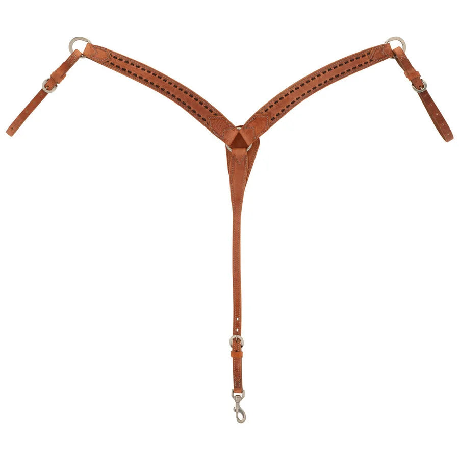 Weaver Leather Buckstitch Breast Collar - Premium Handcrafted Western Horse Tack