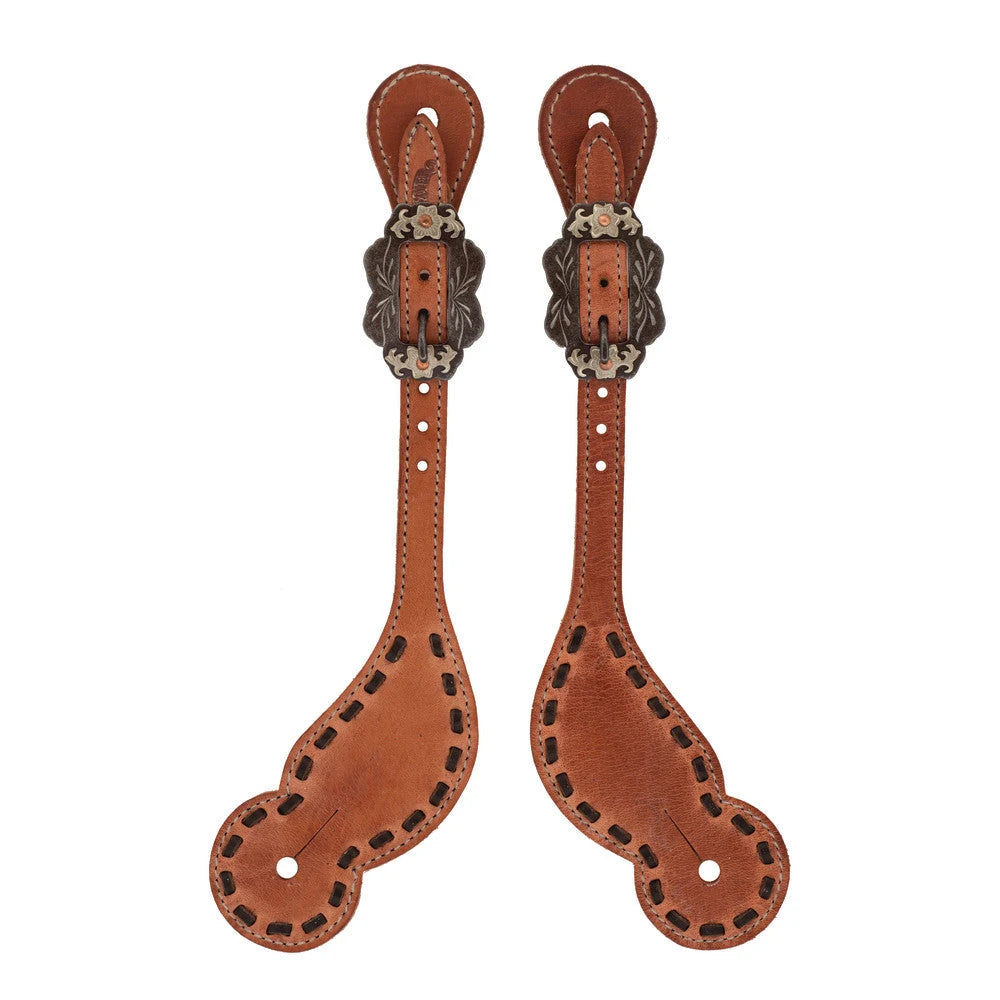 Weaver Leather Buckstitch Spur Strap, Hermann Oak® Russet, Dawn Collection