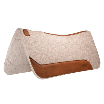 Weaver Leather Contoured Felt Western Saddle Pad - Ergonomic Fit for Horse Comfort & Performance