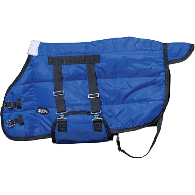 Weaver Leather Foal Blanket Durable Stable Sheet for Young Horses - 420D Denier, Blue