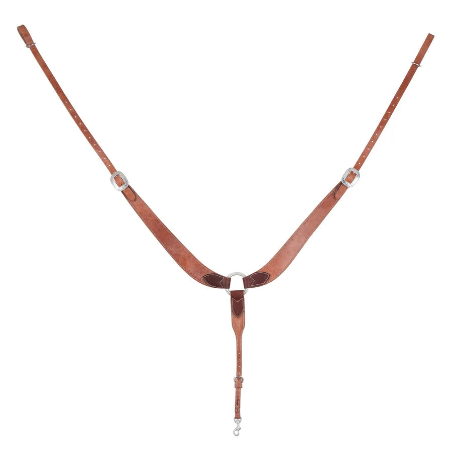 Weaver Leather Harness Leather Pulling Breast Collar - Durable Working Tack for Ranch & Roping